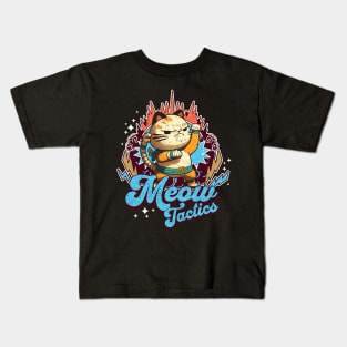 Meow Tactics Kids T-Shirt